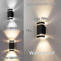 LED Outdoor Wall Light Up & Down IP65 - E27 Socket, Acrylic, 25x10x8 cm, view 5
