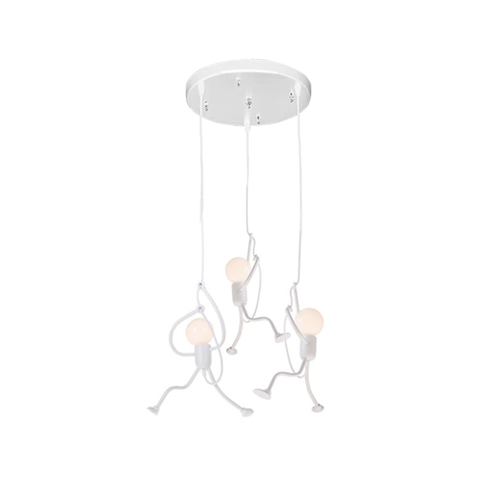 Retro Iron Man Pendant Light for Home - Adjustable Length, 3 Finishes, view 10
