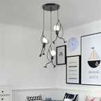 Retro Iron Man Pendant Light for Home - Adjustable Length, 3 Finishes, view 15