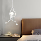 Retro Iron Man Pendant Light for Home - Adjustable Length, 3 Finishes, view 8