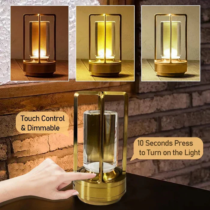Warm LED Cordless Table Lamp for Bedroom, Home, Outdoor - Touch Control, view 10