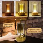 Warm LED Cordless Table Lamp for Bedroom, Home, Outdoor - Touch Control, view 10
