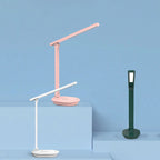Modern Double Foldable Wireless Rechargeable LED Desk Lamp - Eye Care, 36V, 5W, view 12