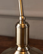 Classic Banker Desk Lamp - Brass Base, Emerald Glass Shade, 36 cm, view 10