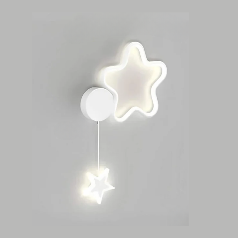 Magical Wall Lamp with Clouds, Stars and Moon - LED, Plastic, White or Black, view 11