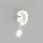 Magical Wall Lamp with Clouds, Stars and Moon - LED, Plastic, White or Black, view 13