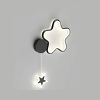 Magical Wall Lamp with Clouds, Stars and Moon - LED, Plastic, White or Black, view 4