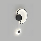 Magical Wall Lamp with Clouds, Stars and Moon - LED, Plastic, White or Black, view 6