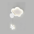 Magical Wall Lamp with Clouds, Stars and Moon - LED, Plastic, White or Black, view 9