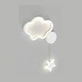 Magical Wall Lamp with Clouds, Stars and Moon - LED, Plastic, White or Black