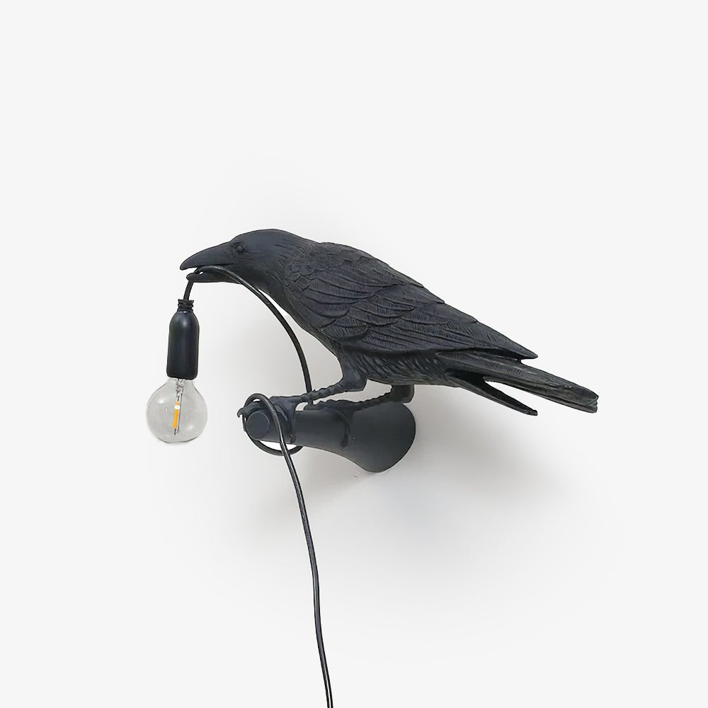 Bird Wall Light for Indoor Use - Resin, LED Compatible, 32.8cm Diameter, view 25