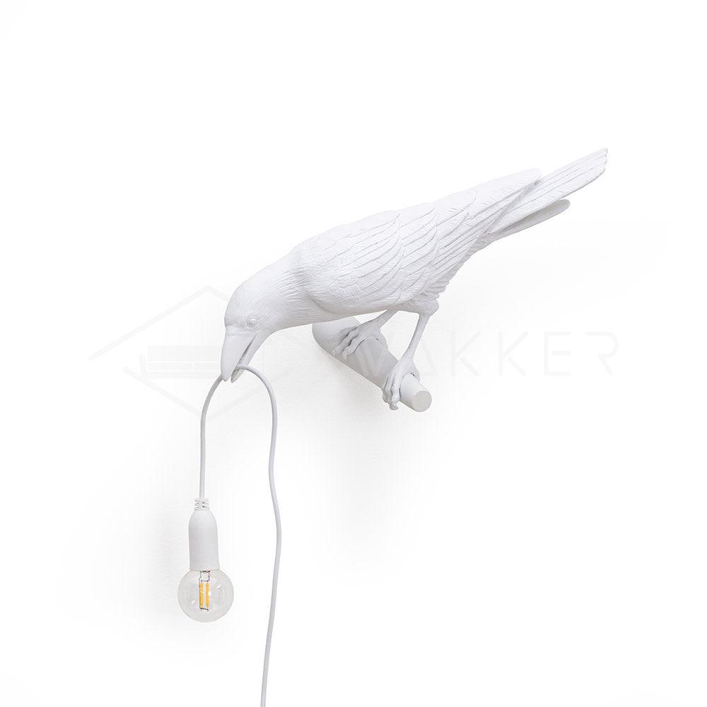 Bird Wall Light for Indoor Use - Resin, LED Compatible, 32.8cm Diameter, view 26