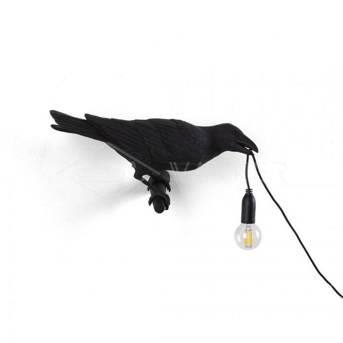 Bird Wall Light for Indoor Use - Resin, LED Compatible, 32.8cm Diameter, view 27