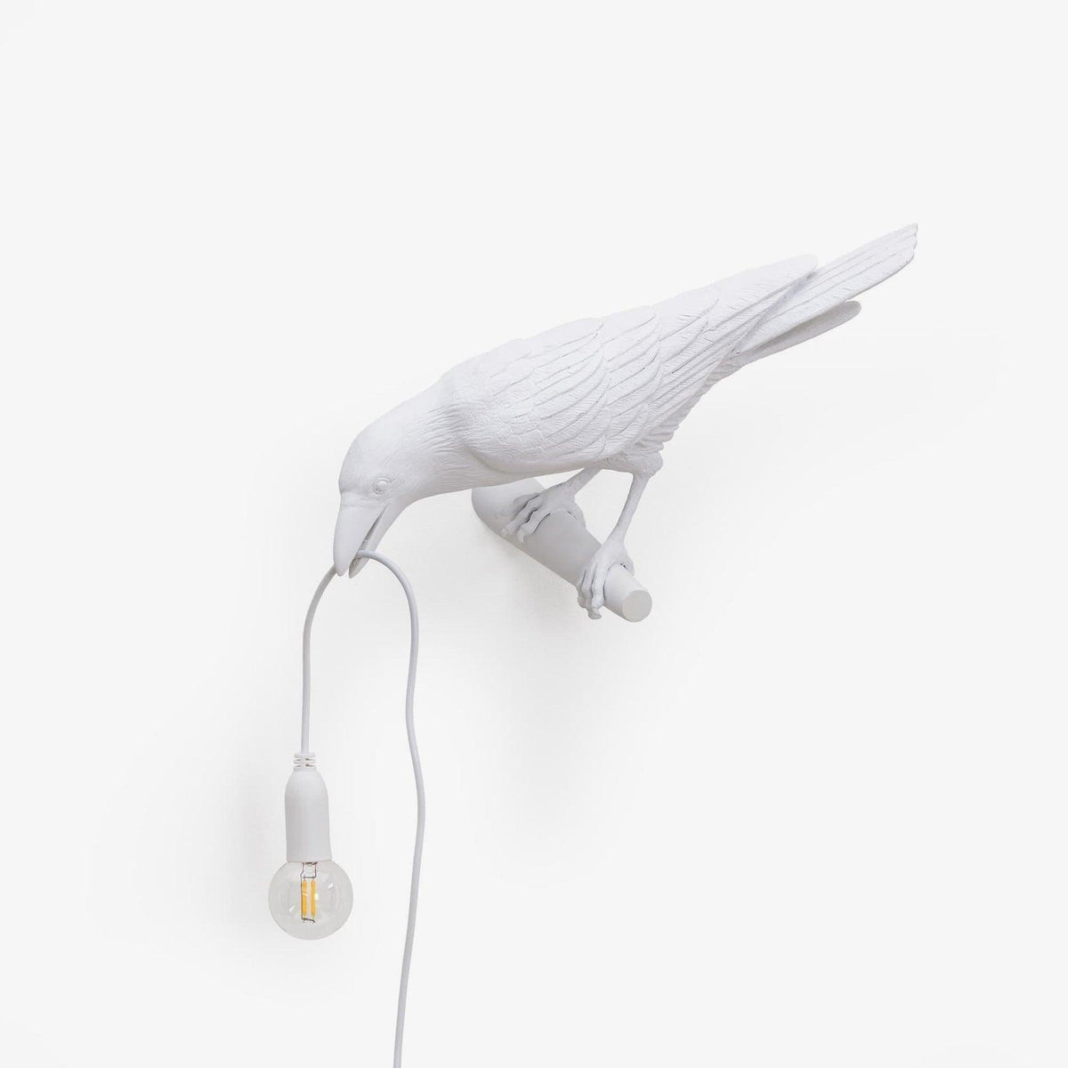 Bird Wall Light for Indoor Use - Resin, LED Compatible, 32.8cm Diameter, view 5