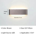 Modern LED Wall Lamp for Bedroom, Hallway, Bathroom - 12W, Warm White, view 17