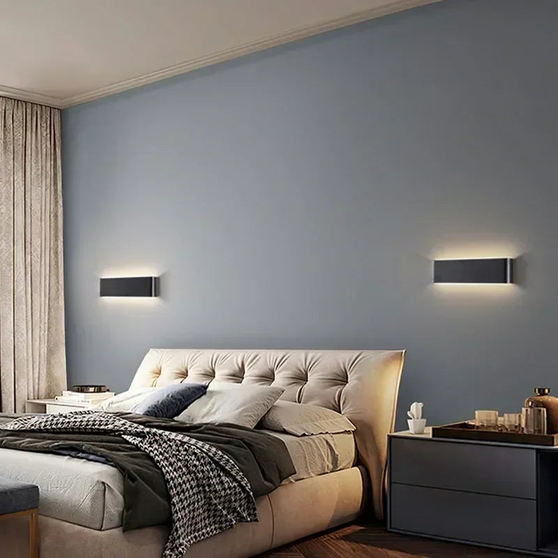 Modern LED Wall Lamp for Bedroom, Hallway, Bathroom - 12W, Warm White, view 5