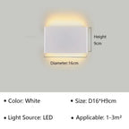 Modern LED Wall Lamp for Bedroom, Hallway, Bathroom - 12W, Warm White, view 7