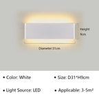 Modern LED Wall Lamp for Bedroom, Hallway, Bathroom - 12W, Warm White, view 8