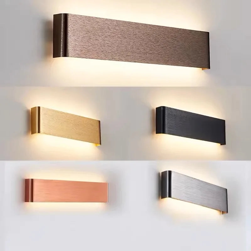 Modern LED Wall Lamp for Bedroom, Hallway, Bathroom - 12W, Warm White