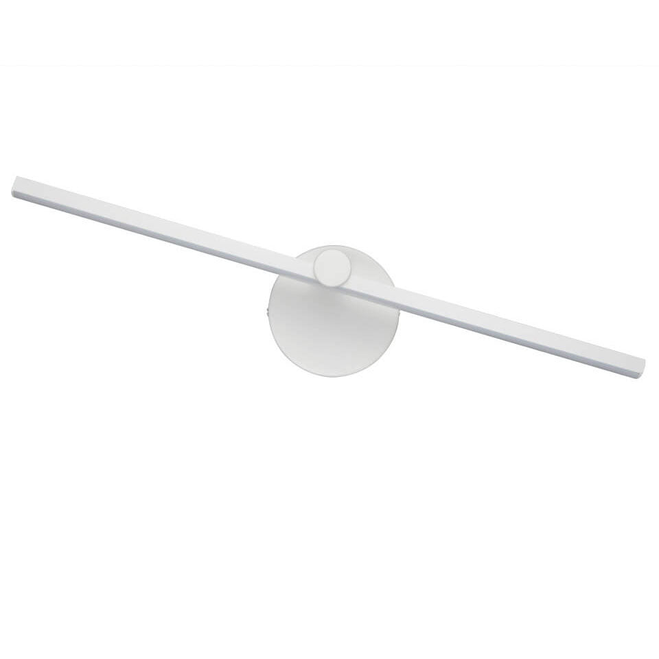 Nordic Minimalist Aluminium LED Mirror Wall Light - Black, White, or Gold, view 5