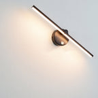 Nordic Minimalist Aluminium LED Mirror Wall Light - Black, White, or Gold, view 6