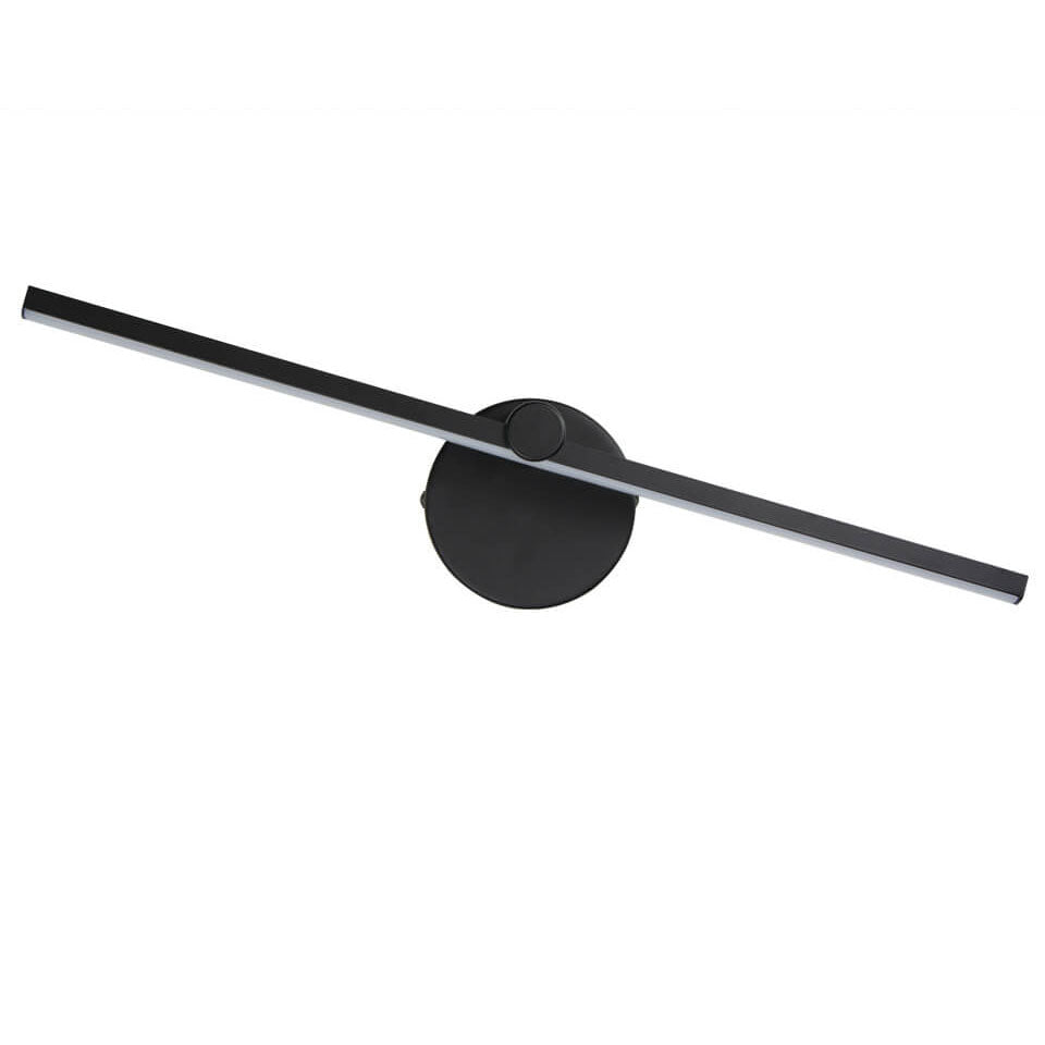 Nordic Minimalist Aluminium LED Mirror Wall Light - Black, White, or Gold, view 8
