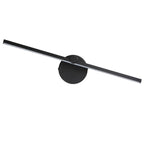 Nordic Minimalist Aluminium LED Mirror Wall Light - Black, White, or Gold, view 8