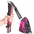 Lightweight Adjustable Aluminium Trekking Poles, 65–135 cm, Foldable