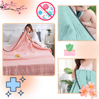 Lightweight Cotton-Spandex Cooling Blanket, 140 x 200 cm or 170 x 200 cm