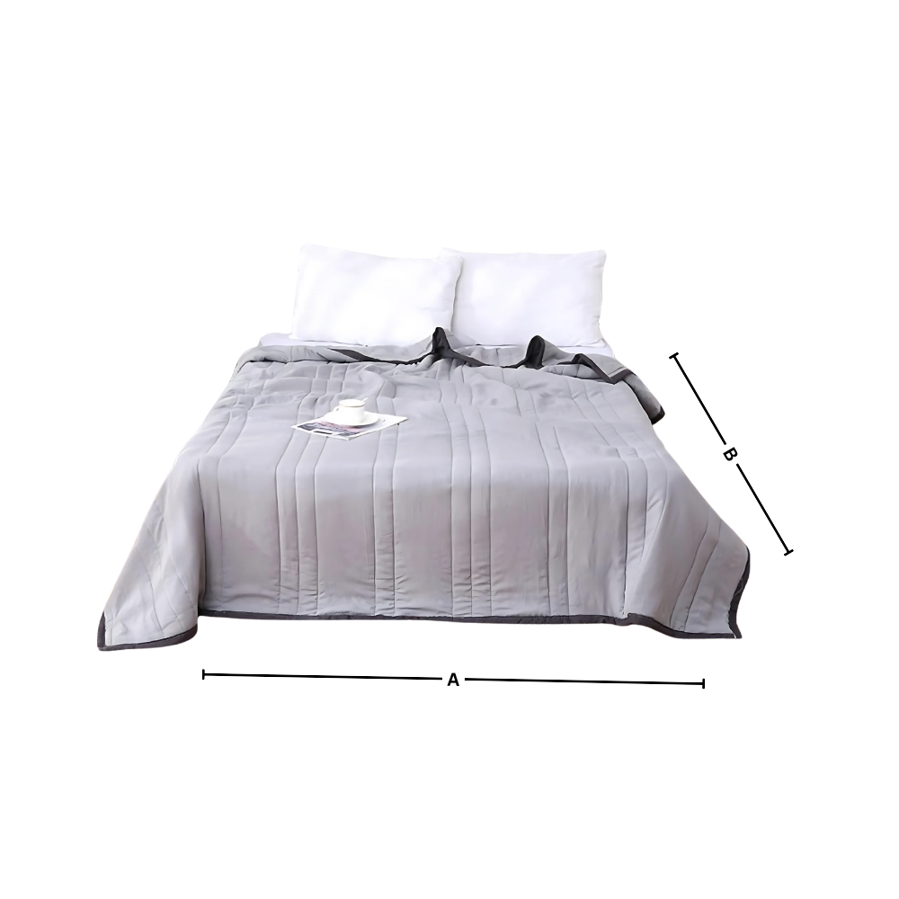 Lightweight Cotton-Spandex Cooling Blanket, 140 x 200 cm or 170 x 200 cm