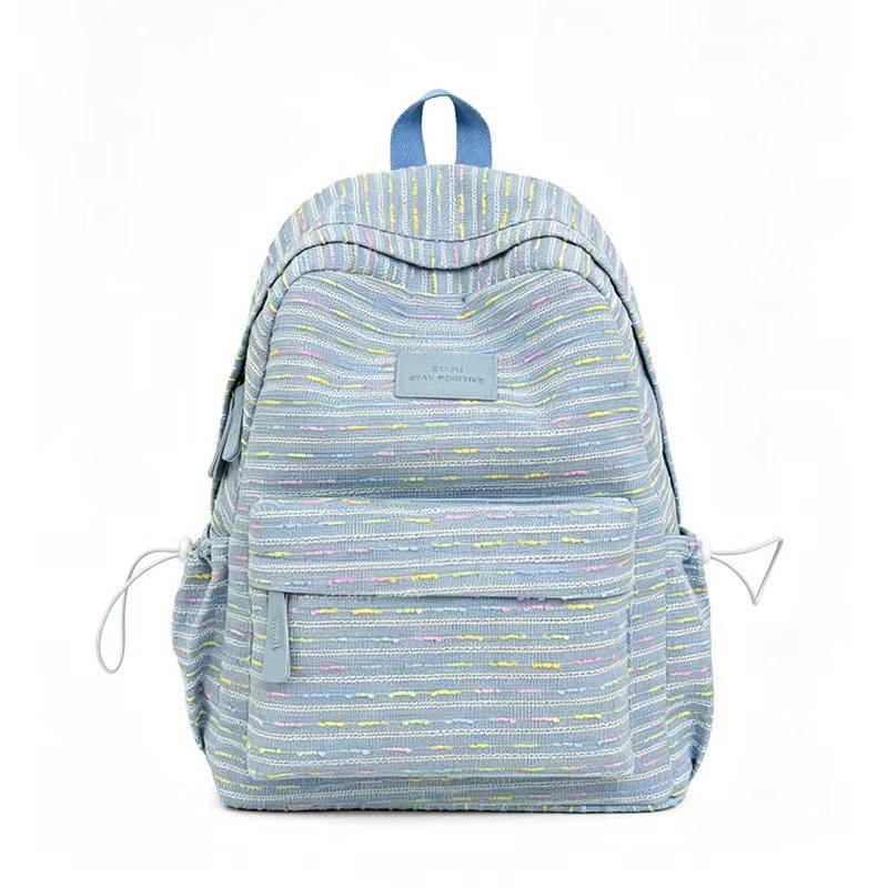 Lightweight Everyday Backpack with Woven Texture