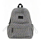 Lightweight Everyday Backpack with Woven Texture