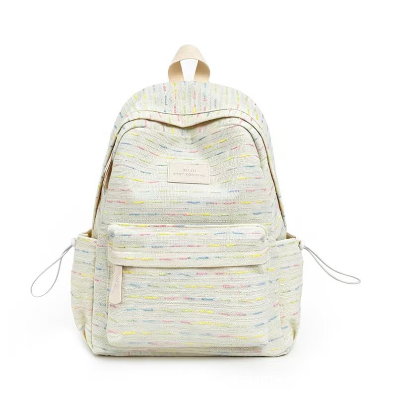 Lightweight Everyday Backpack with Woven Texture