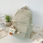 Lightweight Multi-Pocket School Backpack with Adjustable Straps