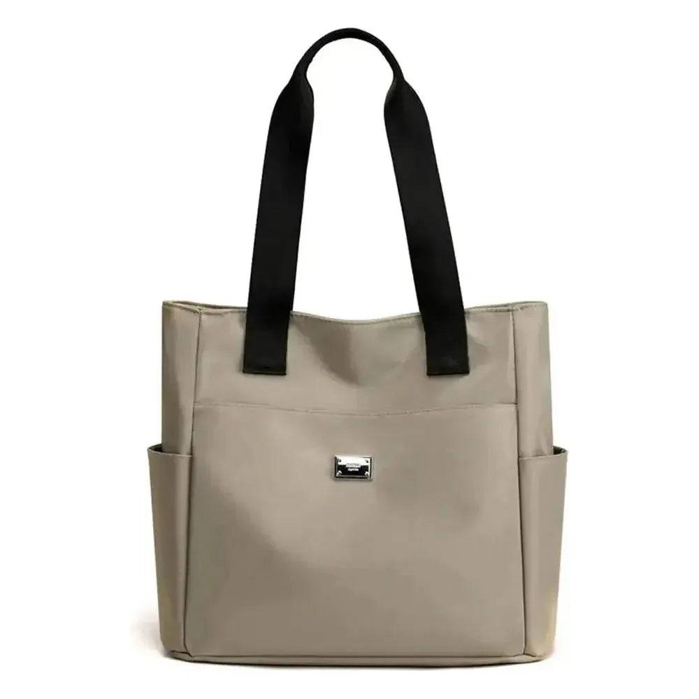 Lightweight Waterproof Polyester Oxford Shoulder Bag with Multiple Pockets