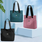 Lightweight Waterproof Polyester Oxford Shoulder Bag with Multiple Pockets