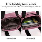 Lightweight Waterproof Polyester Oxford Shoulder Bag with Multiple Pockets