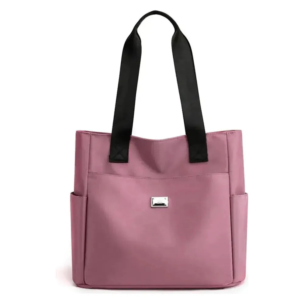 Lightweight Waterproof Polyester Oxford Shoulder Bag with Multiple Pockets