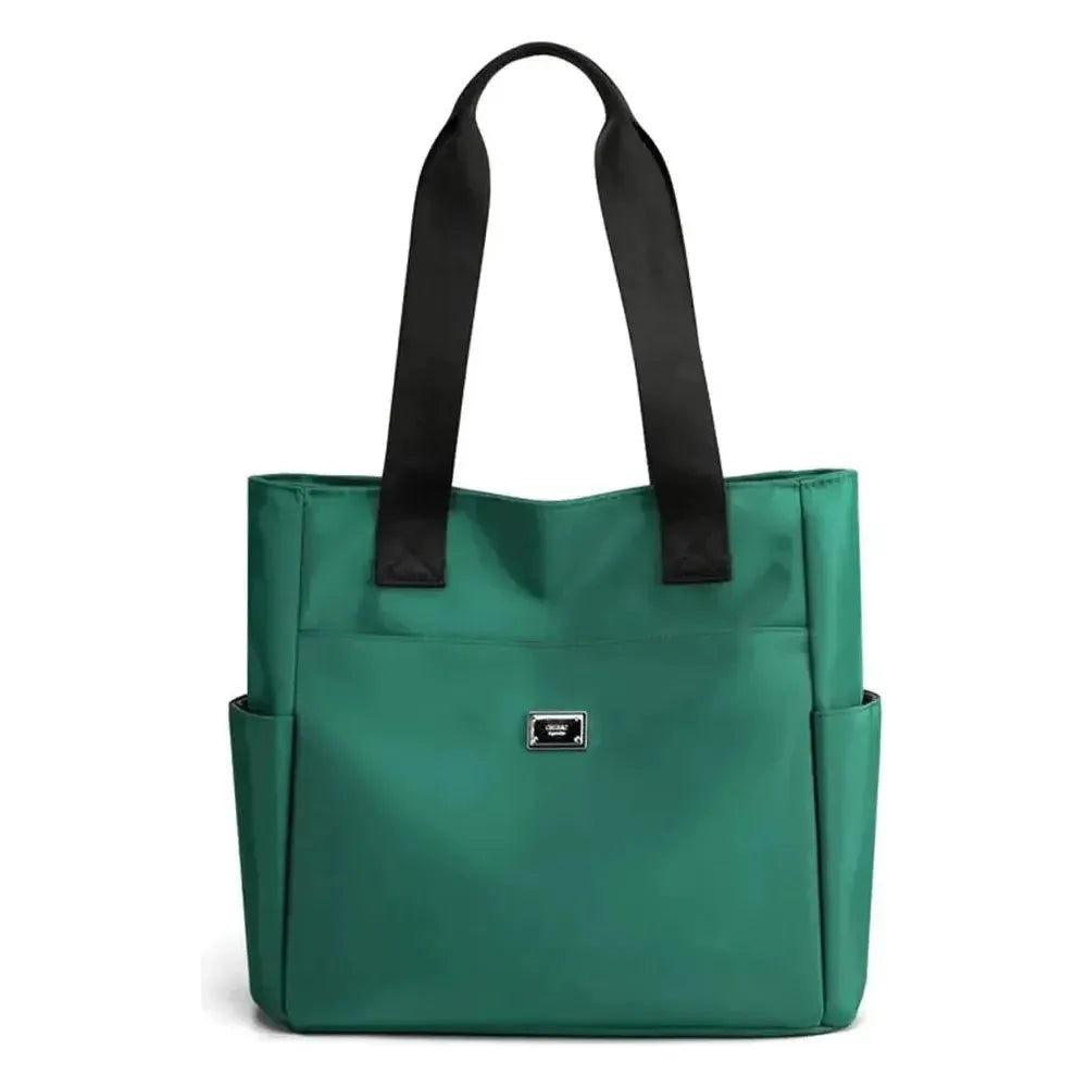 Lightweight Waterproof Polyester Oxford Shoulder Bag with Multiple Pockets