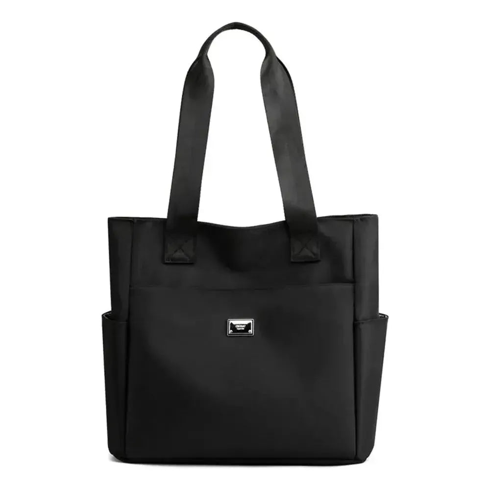 Lightweight Waterproof Polyester Oxford Shoulder Bag with Multiple Pockets