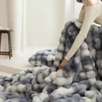 Linen Montero Fur Blanket-Welvere