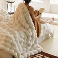 Linen Montero Fur Blanket-Welvere
