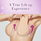 Invisible Silicone Back Support Bra Tape - Bunny Ear, 9.5-13 cm Sizes, view 2