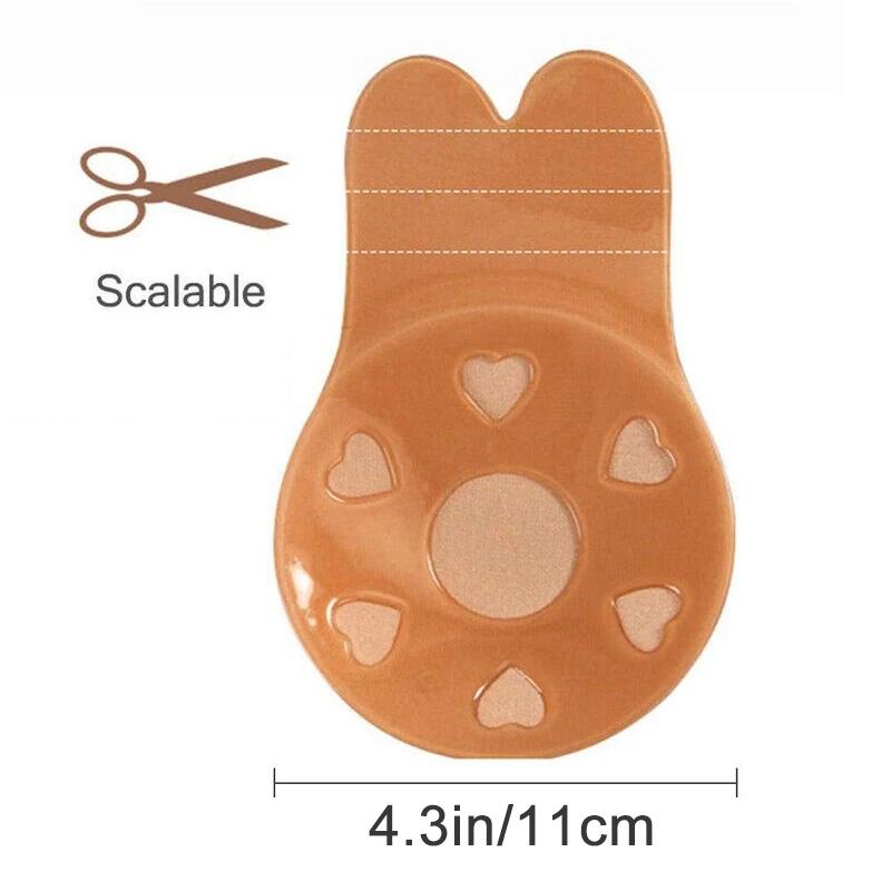 Invisible Silicone Back Support Bra Tape - Bunny Ear, 9.5-13 cm Sizes, view 6