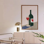 Livio Wine Glass Canvas Print-Welvere