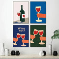 Livio Wine Glass Canvas Print-Welvere