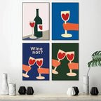 Livio Wine Glass Canvas Print-Welvere
