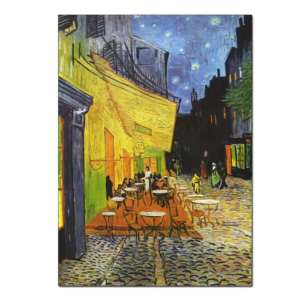 Livus Terrace at Night by Vincent van Gogh Livine Oakfield-Welvere