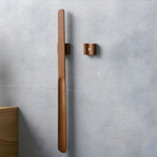 Long-Handled Wooden Shoe Horn with Magnetic Handle, 55 cm