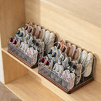 Low-Profile Metal Underbed Shoe Organiser